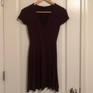 Mini wrap dress